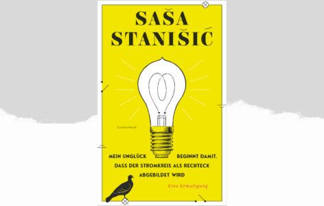 Saša Stanišić – Mein Unglück beginnt damit, dass der Stromkreis als Rechteck abgebildet wird