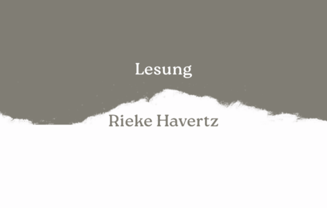 Lesung Rieke Havertz